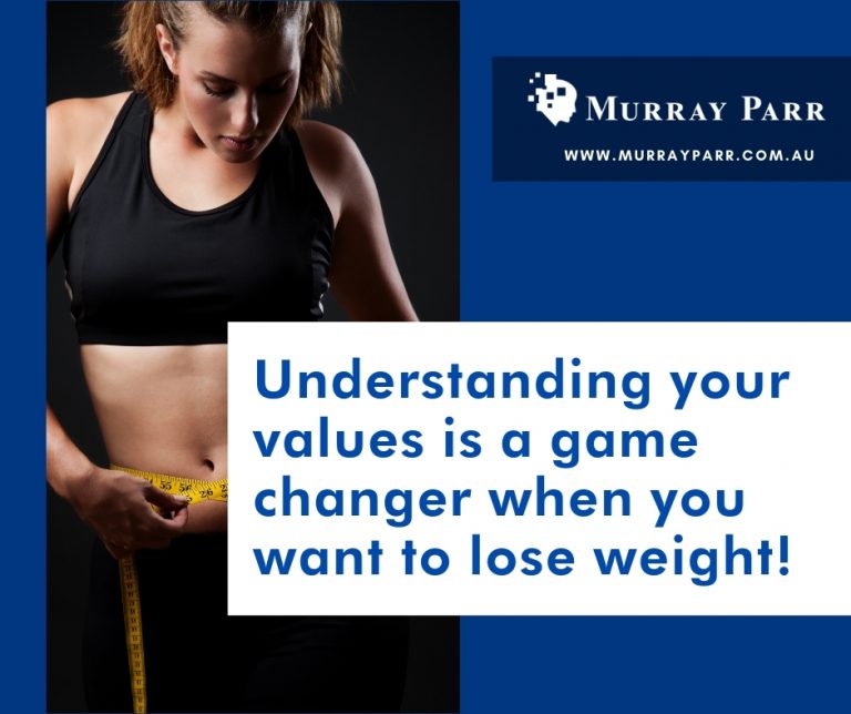 Lose weight by understanding your values